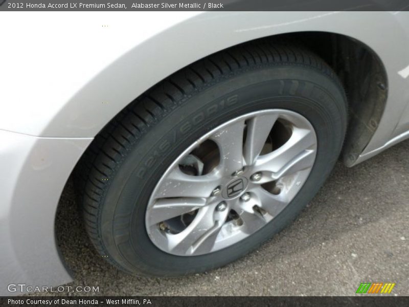 Alabaster Silver Metallic / Black 2012 Honda Accord LX Premium Sedan