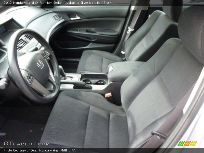 Alabaster Silver Metallic / Black 2012 Honda Accord LX Premium Sedan
