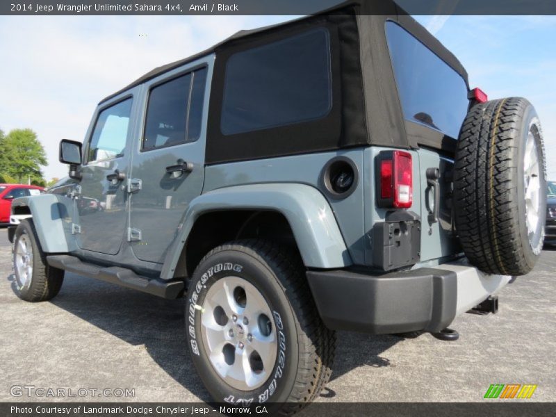 Anvil / Black 2014 Jeep Wrangler Unlimited Sahara 4x4