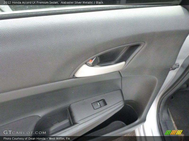 Alabaster Silver Metallic / Black 2012 Honda Accord LX Premium Sedan