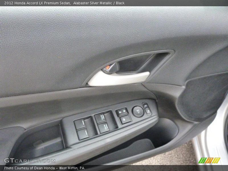Alabaster Silver Metallic / Black 2012 Honda Accord LX Premium Sedan