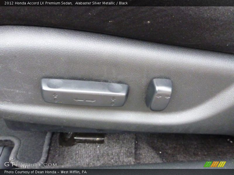 Alabaster Silver Metallic / Black 2012 Honda Accord LX Premium Sedan