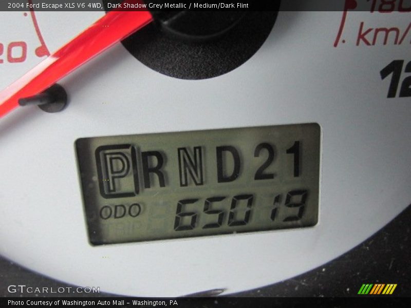 Dark Shadow Grey Metallic / Medium/Dark Flint 2004 Ford Escape XLS V6 4WD