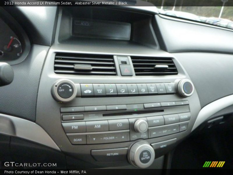 Alabaster Silver Metallic / Black 2012 Honda Accord LX Premium Sedan