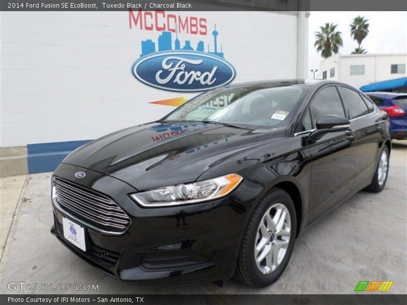 Tuxedo Black / Charcoal Black 2014 Ford Fusion SE EcoBoost