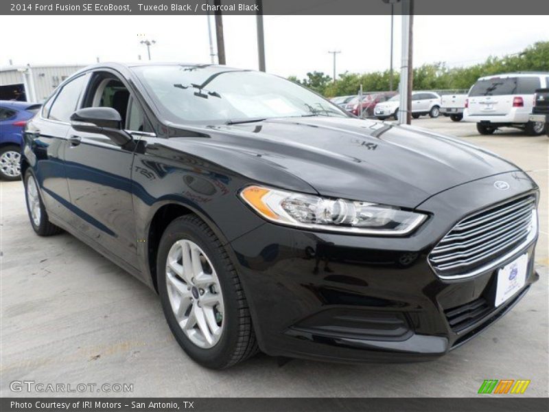 Tuxedo Black / Charcoal Black 2014 Ford Fusion SE EcoBoost