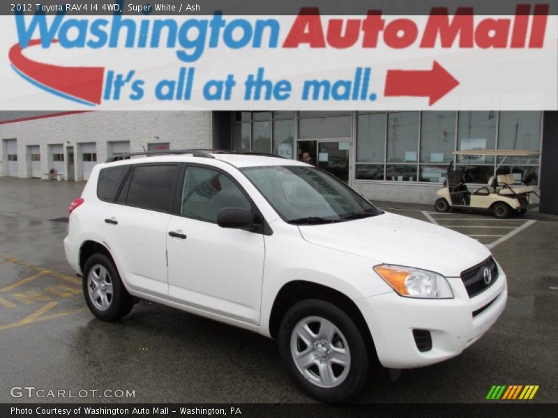 Super White / Ash 2012 Toyota RAV4 I4 4WD