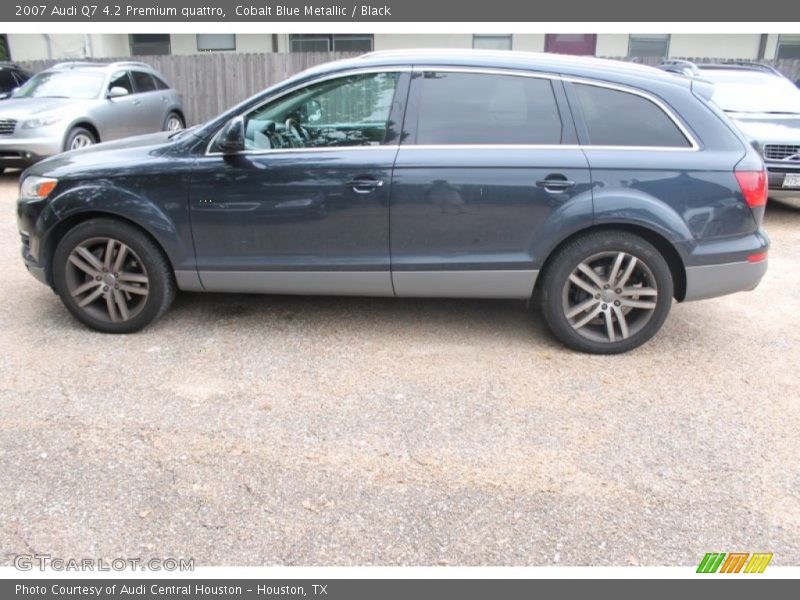Cobalt Blue Metallic / Black 2007 Audi Q7 4.2 Premium quattro