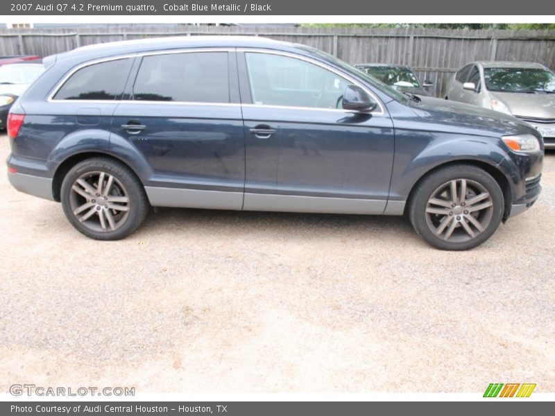 Cobalt Blue Metallic / Black 2007 Audi Q7 4.2 Premium quattro