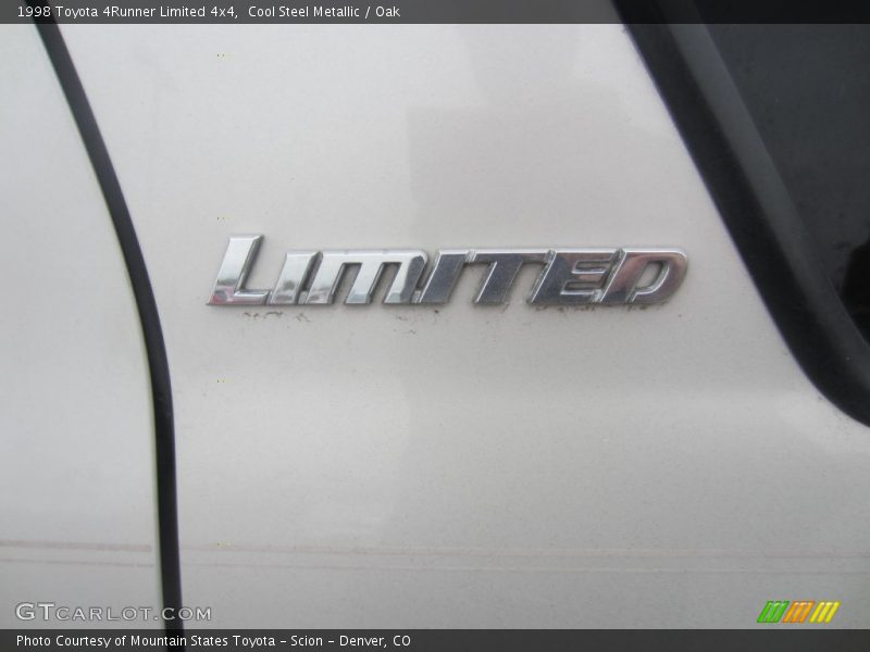 Cool Steel Metallic / Oak 1998 Toyota 4Runner Limited 4x4