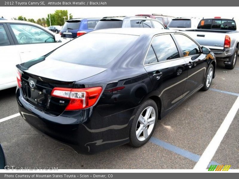 Attitude Black Metallic / Black/Ash 2012 Toyota Camry SE