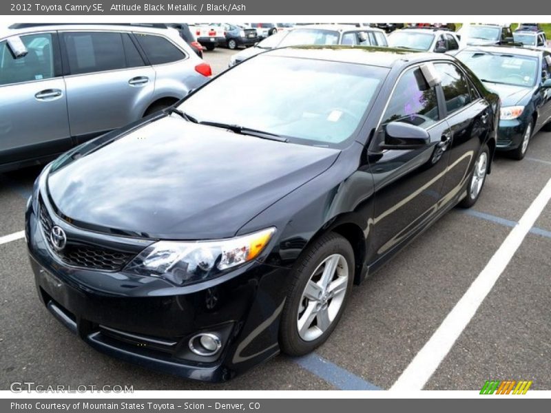 Attitude Black Metallic / Black/Ash 2012 Toyota Camry SE