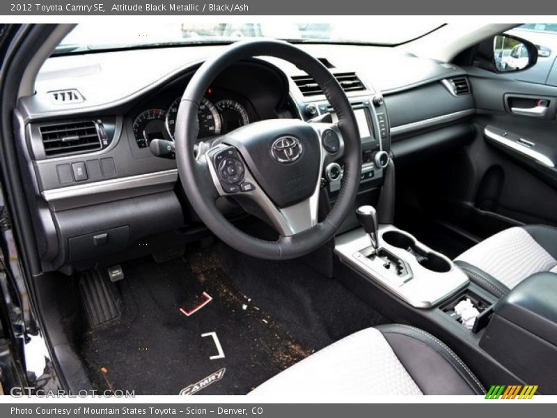 Attitude Black Metallic / Black/Ash 2012 Toyota Camry SE