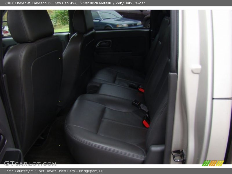 Silver Birch Metallic / Very Dark Pewter 2004 Chevrolet Colorado LS Crew Cab 4x4