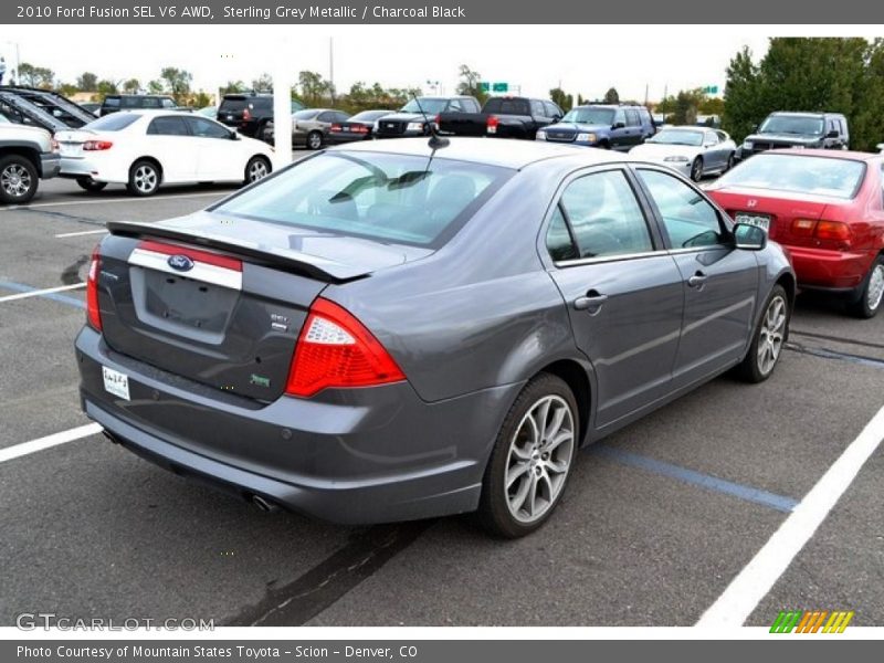 Sterling Grey Metallic / Charcoal Black 2010 Ford Fusion SEL V6 AWD