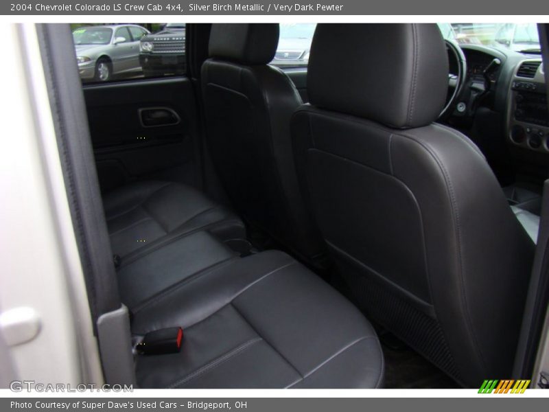 Silver Birch Metallic / Very Dark Pewter 2004 Chevrolet Colorado LS Crew Cab 4x4