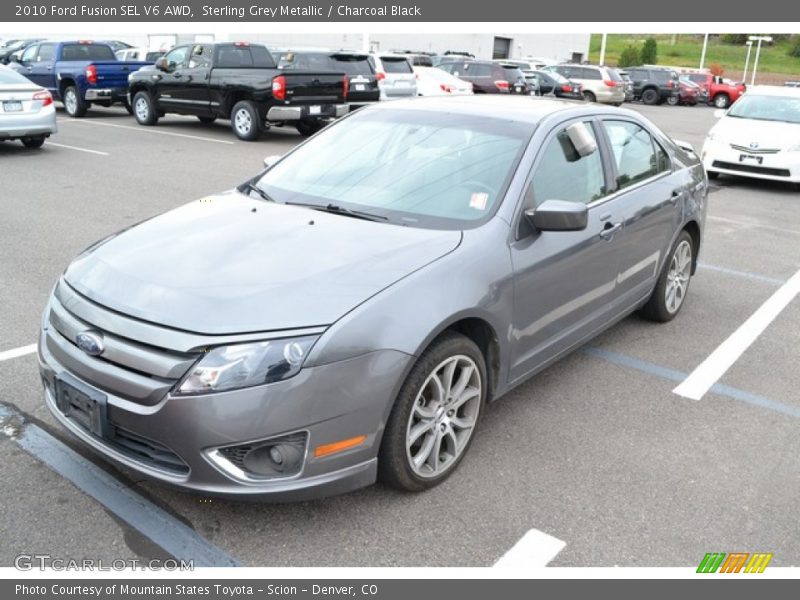 Sterling Grey Metallic / Charcoal Black 2010 Ford Fusion SEL V6 AWD