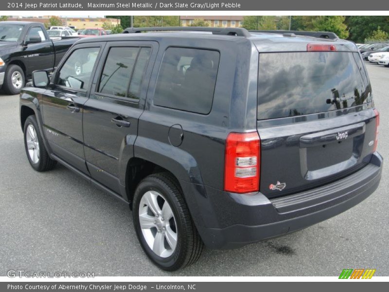 Maximum Steel Metallic / Dark Slate Gray/Light Pebble 2014 Jeep Patriot Latitude