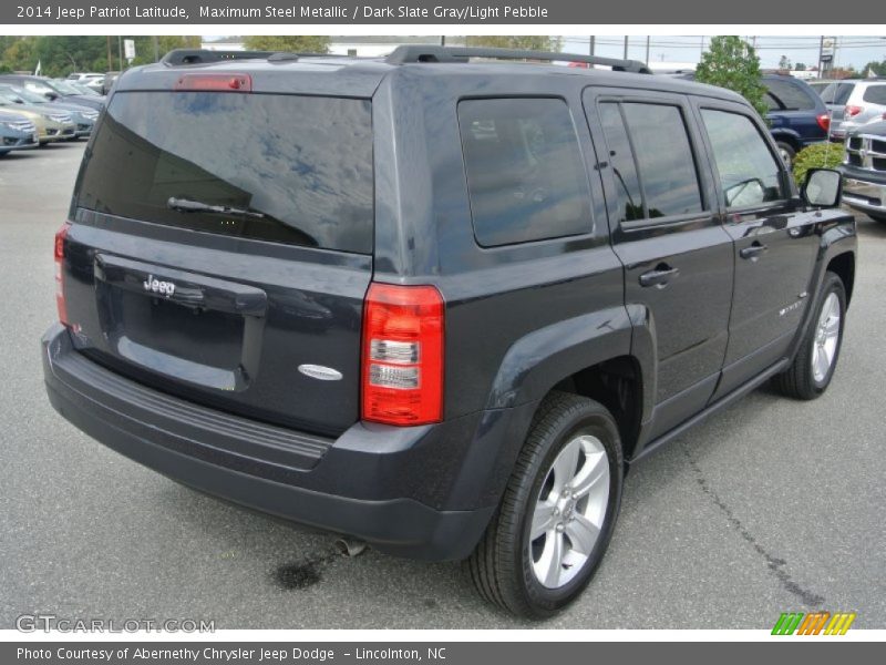 Maximum Steel Metallic / Dark Slate Gray/Light Pebble 2014 Jeep Patriot Latitude