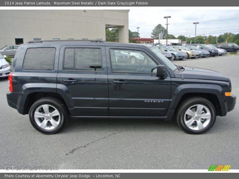 Maximum Steel Metallic / Dark Slate Gray/Light Pebble 2014 Jeep Patriot Latitude