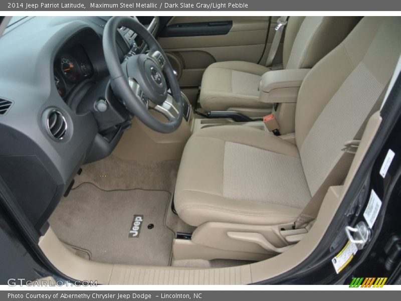 Maximum Steel Metallic / Dark Slate Gray/Light Pebble 2014 Jeep Patriot Latitude