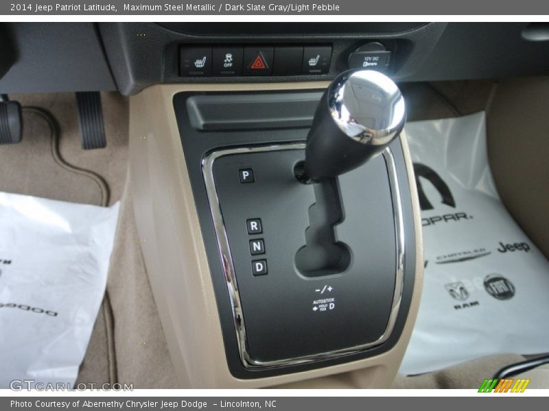 Maximum Steel Metallic / Dark Slate Gray/Light Pebble 2014 Jeep Patriot Latitude