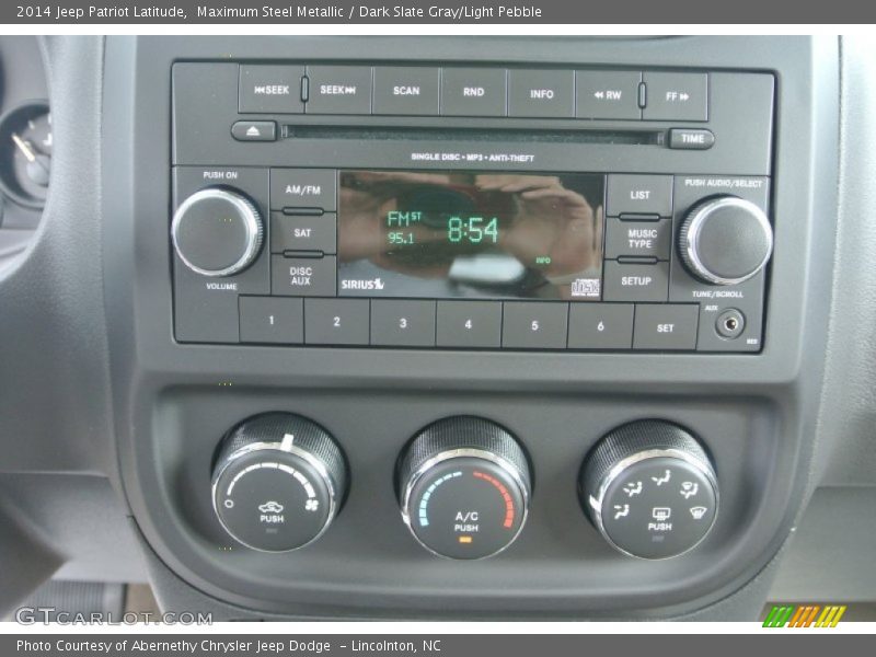 Maximum Steel Metallic / Dark Slate Gray/Light Pebble 2014 Jeep Patriot Latitude