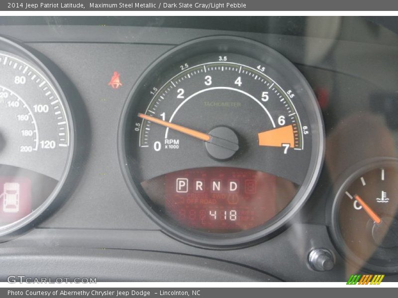 Maximum Steel Metallic / Dark Slate Gray/Light Pebble 2014 Jeep Patriot Latitude