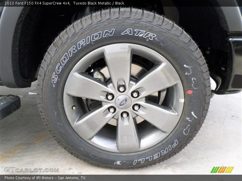 Tuxedo Black Metallic / Black 2013 Ford F150 FX4 SuperCrew 4x4