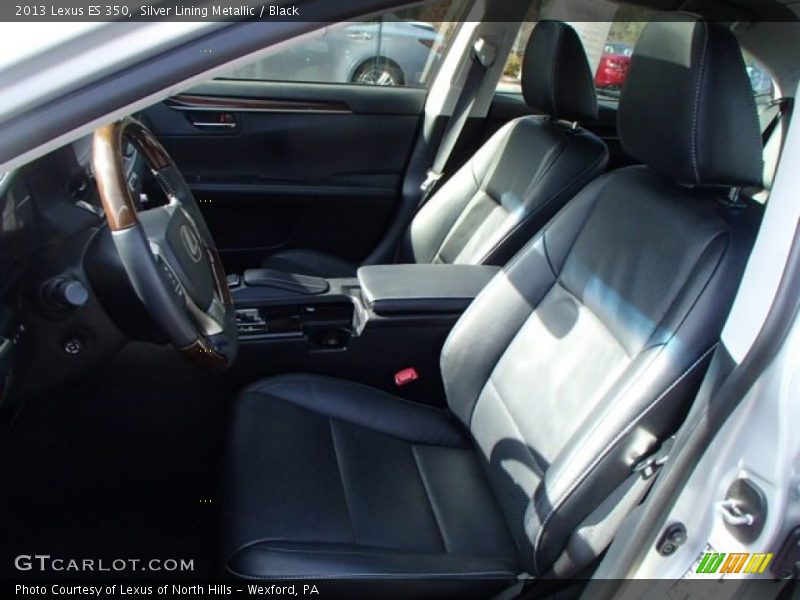 Silver Lining Metallic / Black 2013 Lexus ES 350