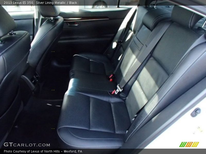Silver Lining Metallic / Black 2013 Lexus ES 350