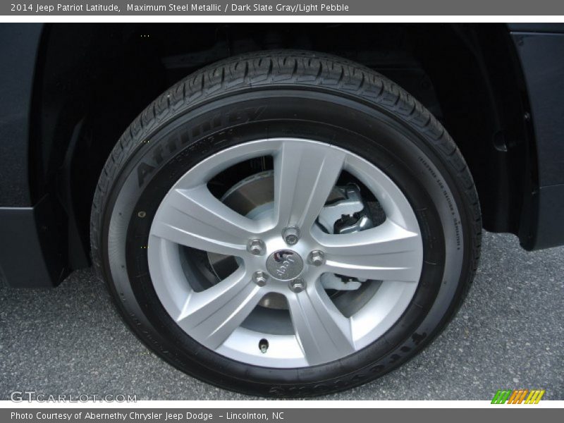 Maximum Steel Metallic / Dark Slate Gray/Light Pebble 2014 Jeep Patriot Latitude