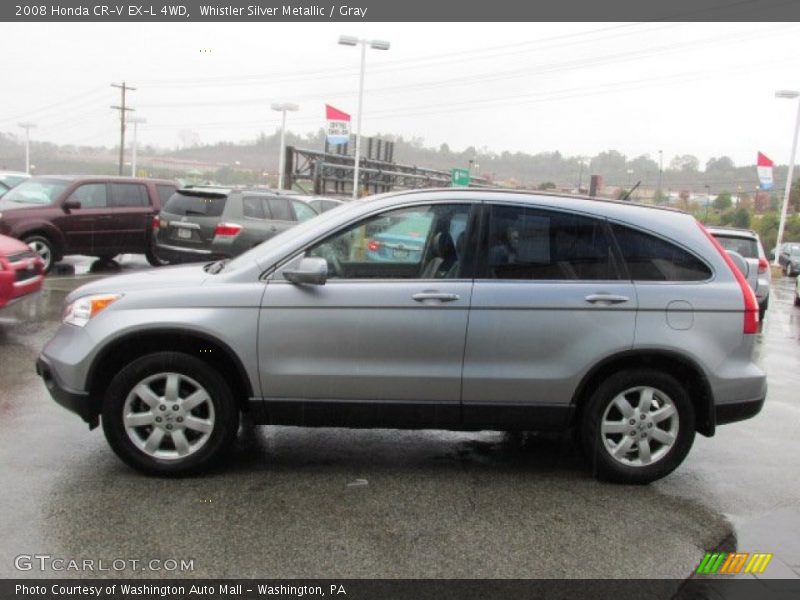 Whistler Silver Metallic / Gray 2008 Honda CR-V EX-L 4WD