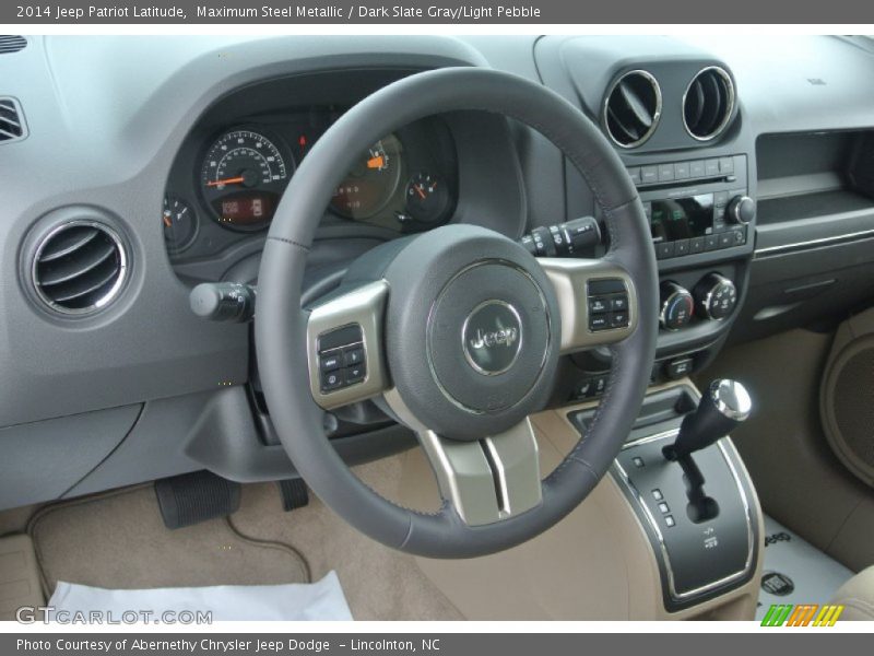 Maximum Steel Metallic / Dark Slate Gray/Light Pebble 2014 Jeep Patriot Latitude