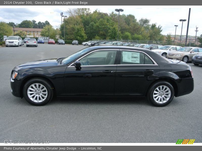 Gloss Black / Black/Light Frost Beige 2014 Chrysler 300