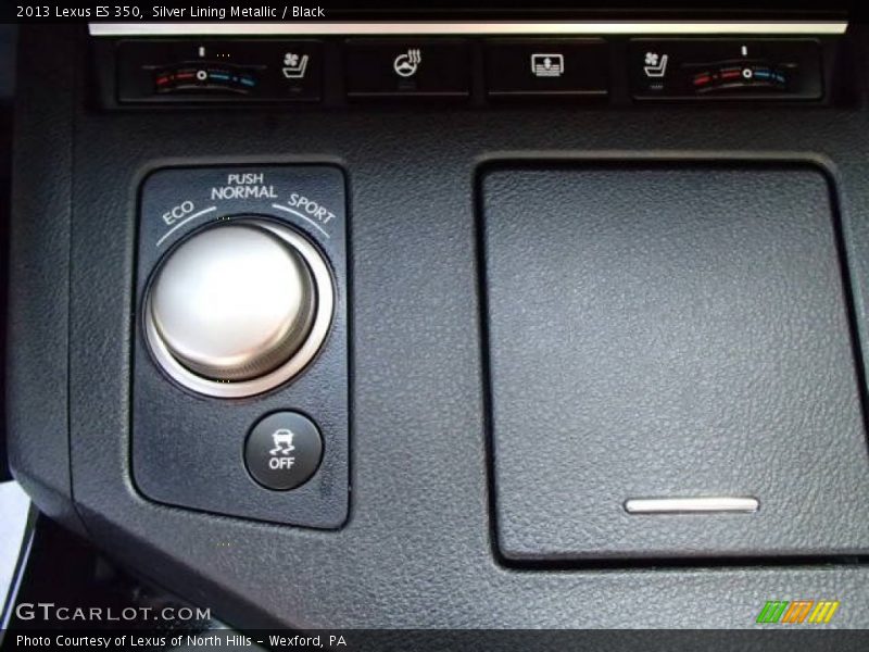 Silver Lining Metallic / Black 2013 Lexus ES 350