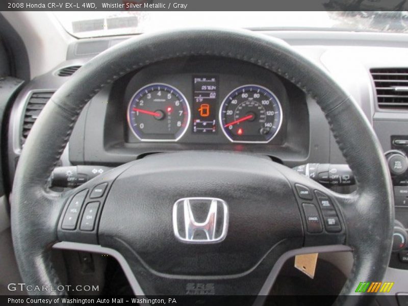 Whistler Silver Metallic / Gray 2008 Honda CR-V EX-L 4WD