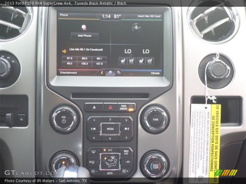 Tuxedo Black Metallic / Black 2013 Ford F150 FX4 SuperCrew 4x4