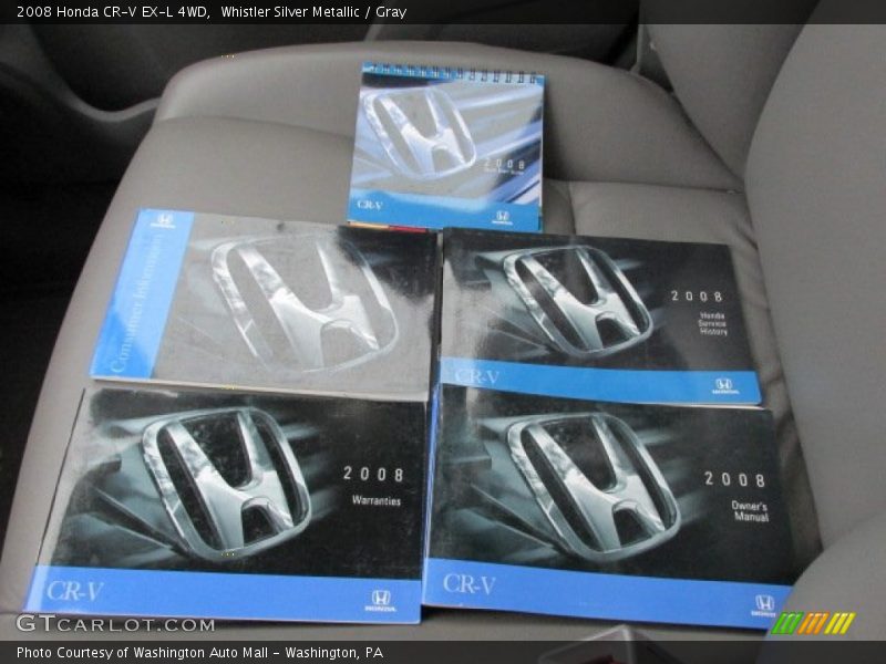 Whistler Silver Metallic / Gray 2008 Honda CR-V EX-L 4WD