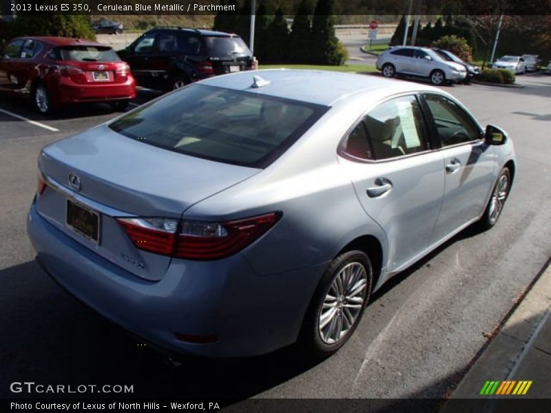 Cerulean Blue Metallic / Parchment 2013 Lexus ES 350