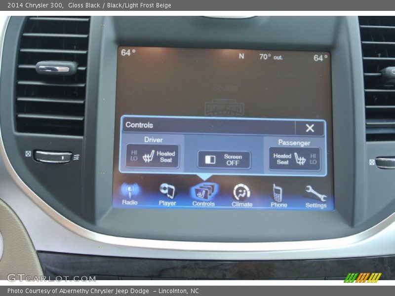 Gloss Black / Black/Light Frost Beige 2014 Chrysler 300