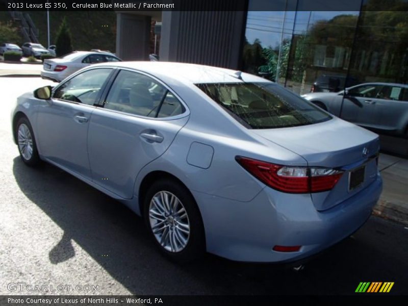 Cerulean Blue Metallic / Parchment 2013 Lexus ES 350
