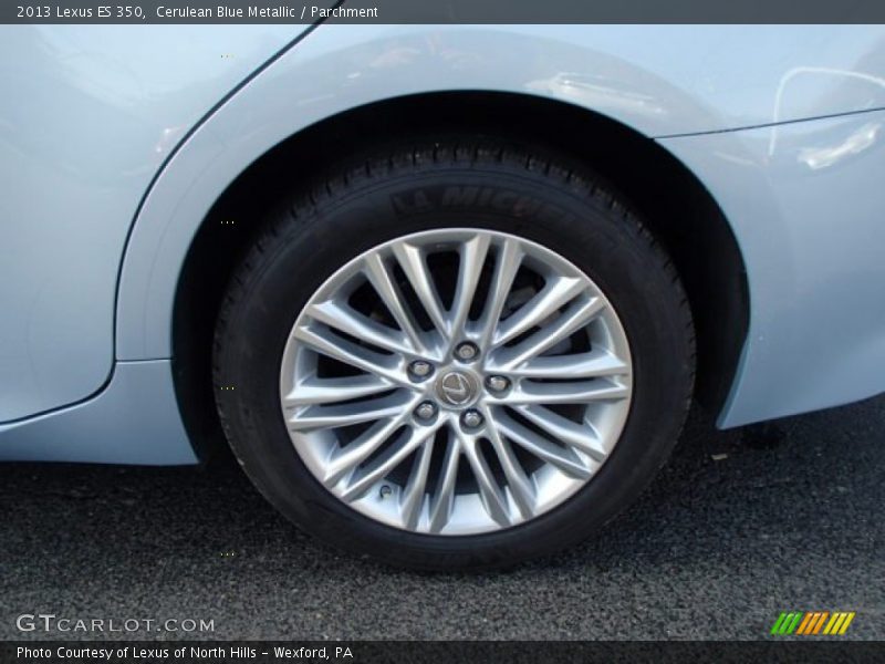 Cerulean Blue Metallic / Parchment 2013 Lexus ES 350