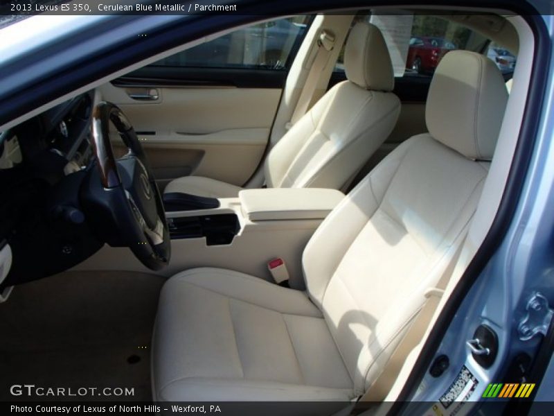 Cerulean Blue Metallic / Parchment 2013 Lexus ES 350