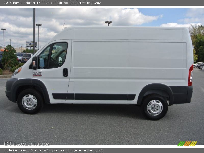  2014 ProMaster 1500 Cargo High Roof Bright White