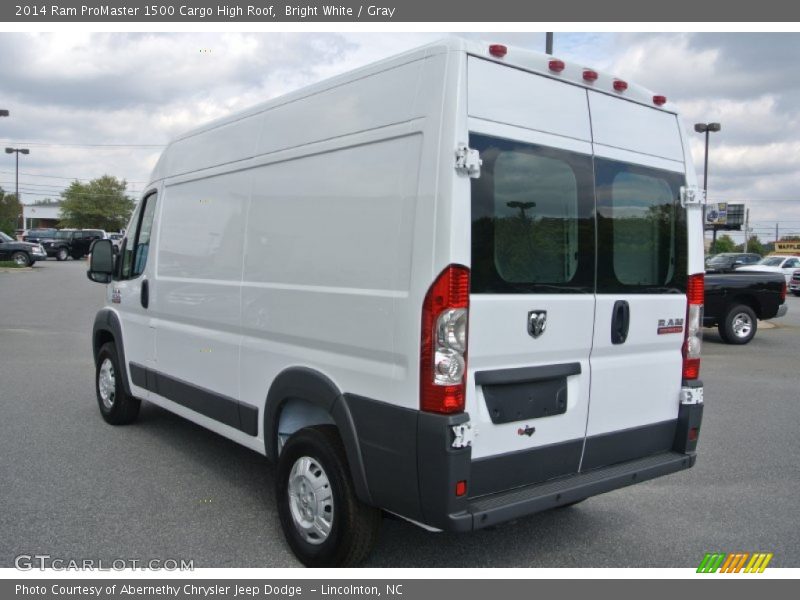  2014 ProMaster 1500 Cargo High Roof Bright White