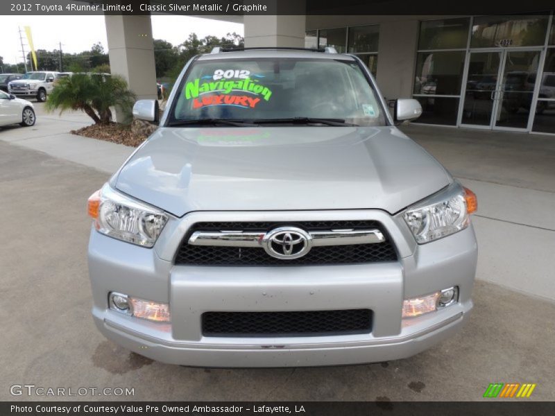 Classic Silver Metallic / Graphite 2012 Toyota 4Runner Limited