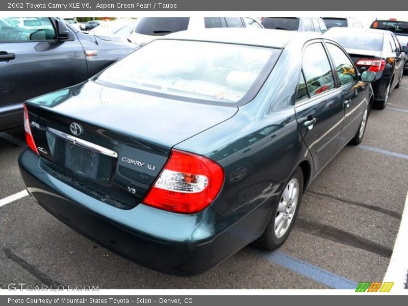 Aspen Green Pearl / Taupe 2002 Toyota Camry XLE V6