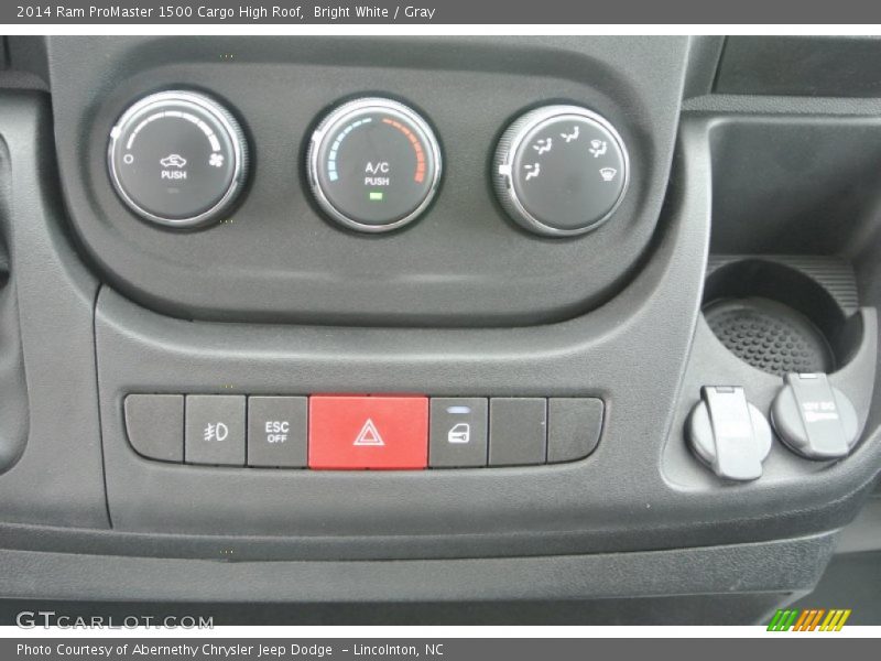 Controls of 2014 ProMaster 1500 Cargo High Roof