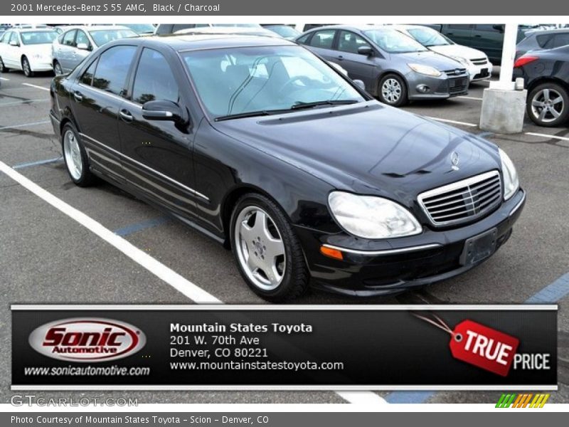 Black / Charcoal 2001 Mercedes-Benz S 55 AMG
